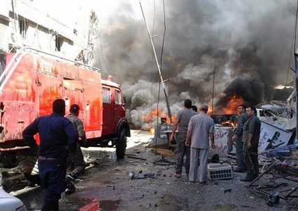 سوريا: تفجير ارهابي بجانب كنيسة العذراء يوقع اصابات