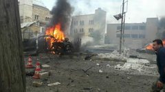 11 قتيلا بانفجارين في عفرين