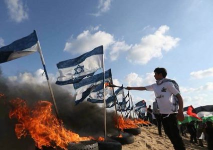 الجمعة القادمة بعنوان "حرق العلم"..على حدود غزة