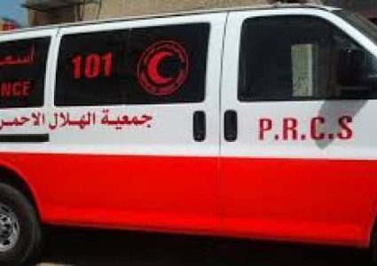 إصابة 4 مواطنين في حادث سير بخانيونس جنوب قطاع غزة