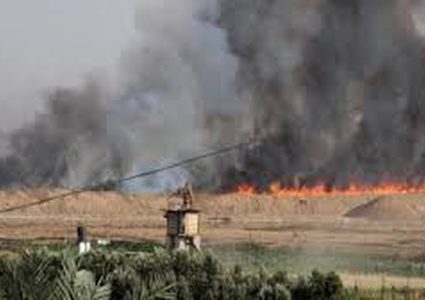 الاحتلال يزعم اندلاع حريق في مستوطنة "شاعر هنيغيف" بفعل البالونات