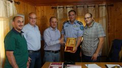 نقابة الصحفيين تكرم مدير العلاقات العامة والإعلام في شرطة نابلس