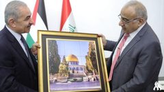 اشتية يبجث افاق التعاون الاقتصادي بين العراق وفلسطين