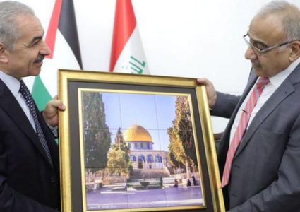 اشتية يبجث افاق التعاون الاقتصادي بين العراق وفلسطين