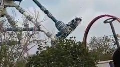 شاهد: مقتل وإصابة العشرات في تحطّم لعبة "البندول" في الهند