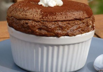 سوفليه كيك الشوكولاتة