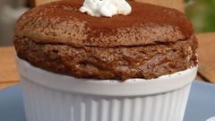 سوفليه كيك الشوكولاتة