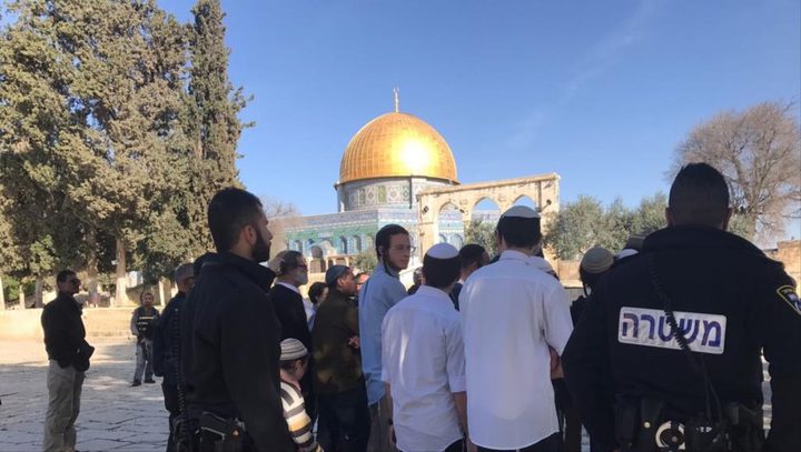 مستوطنون يقتحمون المسجد الأقصى ويؤدون طقوسا تلمودية