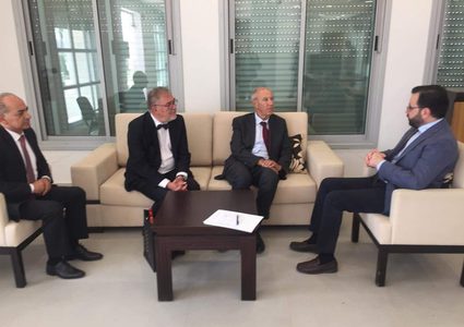 بسيسو يبحث مع رئيس منظمة الملكية الفكرية سبل تعزيز التعاون