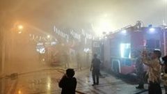 حريق يلتهم المسجد الحسيني التاريخي في الأردن