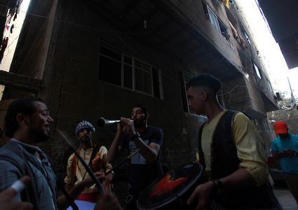 احتفالات في شوارع غزة ابتهاجاً بنجاح طلاب الثانوية العامة