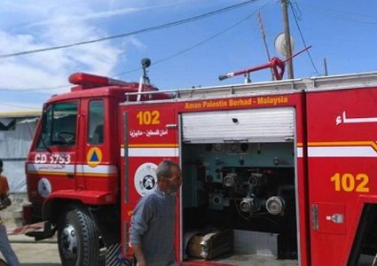 الدفاع المدني يسيطر على عدة حرائق في مدينة الخليل