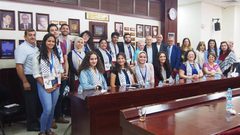 وفد شبابي من مؤسسة "اعرف تراثك" يزور بلدية نابلس