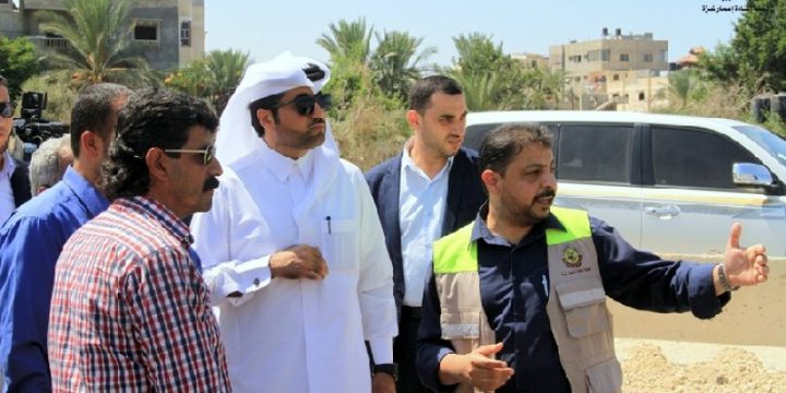نائب السفير العمادي يعود إلى غزة