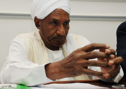 الصادق المهدي: لا مجال للمحاصصة في المستقبل