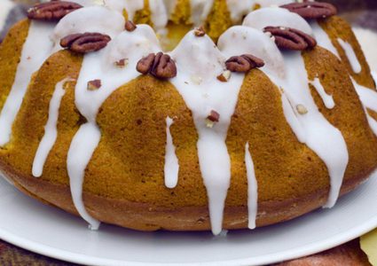 كيكة الزعفران بالحليب