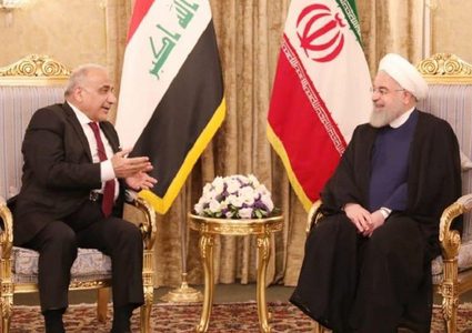 لقاء يجمع عبد المهدي وروحاني لبحث العلاقات بين البلدين