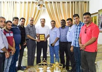 "المكتب الحركي المركزي" يزور ويكرم عدد من الصحفيين في غزة