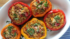 مقبلات الفلفل الحلو المحشو