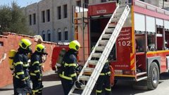 انهيار جدار استنادي لعمارة في نابلس