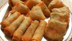 سمبوسة بالخضار والكاري