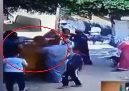 جريمة بشعة:شاب يحرق والده حياً