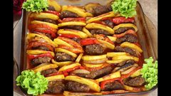 صينية الكفتة بالبطاطس