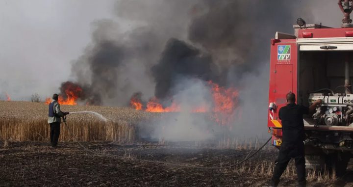 الاحتلال يزعُم اندلاع حريق في احدى مستوطنات غلاف غزة