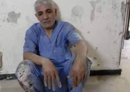 صورة طبيب سوري يغطيه الغبار تجتاح مواقع التواصل الاجتماعي