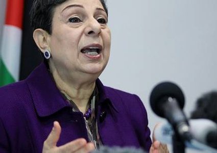 عشراوي تودع ممثل الاتحاد الأوروبي لمناسبة انتهاء مهامه في فلسطين