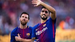 بلاغ بوجود متفجرات في سيارتي ميسي وسواريز
