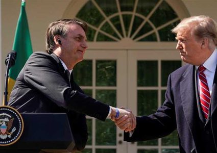 ترامب يمنح البرازيل صفة الحليف عسكري الرئيسي للولايات المتحدة