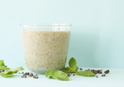 سموثي الموز بالنعناع