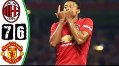مانشستر يونايتد يسحق ميلانو في كأس الأبطال الدولية