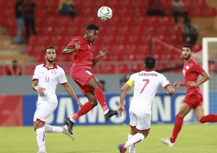 لبنان يتعادل سلبا مع فلسطين في منافسات غرب آسيا