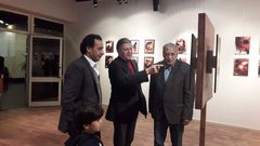 وزير الثقافة يفتتح معرض الفن التشكيلي للفنانة حلا الدباس