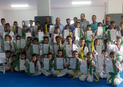 ترقية 36 لاعباً في "التايكواندو" بمنطقة جورة عمرة