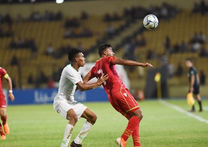 السعودية تتعادل مع البحرين في بطولة غرب آسيا