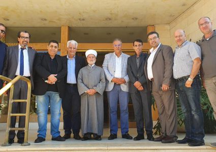 اللواء النتشة يلتقي مدير عام "بيت مال القدس"