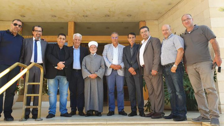 اللواء النتشة يلتقي مدير عام "بيت مال القدس"