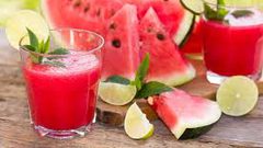 شراب البطيخ والحامض والنعناع