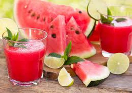 شراب البطيخ والحامض والنعناع