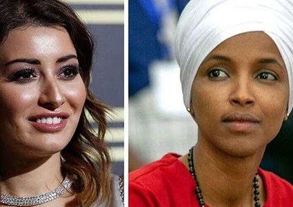 ملكة جمال العراق تهاجم حماس والهان عمر فماذا قالت..؟!