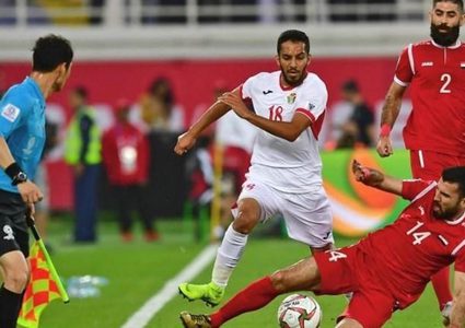 فوز المنتخب الوطني لكرة القدم على المنتخب السوري