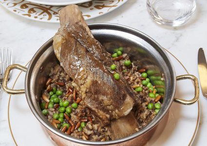 الأوزي مع ضلع الخروف