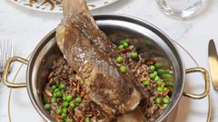 الأوزي مع ضلع الخروف