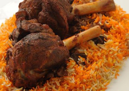 فخذ الخروف بالارز