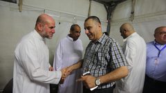 الهباش يزور مدينة الخيام في منى ويطمئن على أوضاع الحجاج