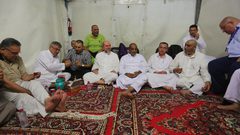 الهباش يزور مدينة الخيام في منى ويطمئن على أوضاع الحجاج