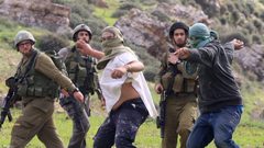 مواجهات جنوب نابلس عقب اقتحام قرية عوريف